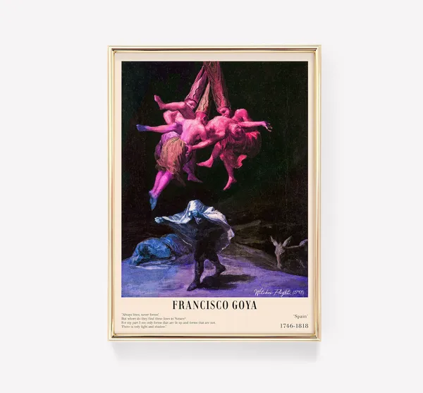Francisco Goya Vintage Exhibition Poster Print