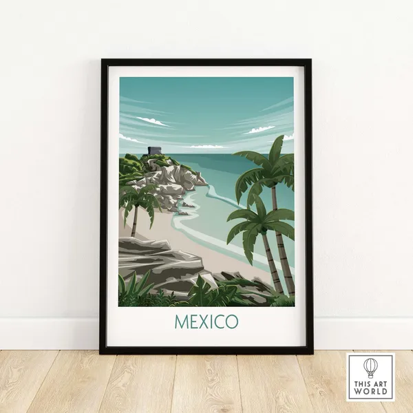Mexico Travel Poster Art Print