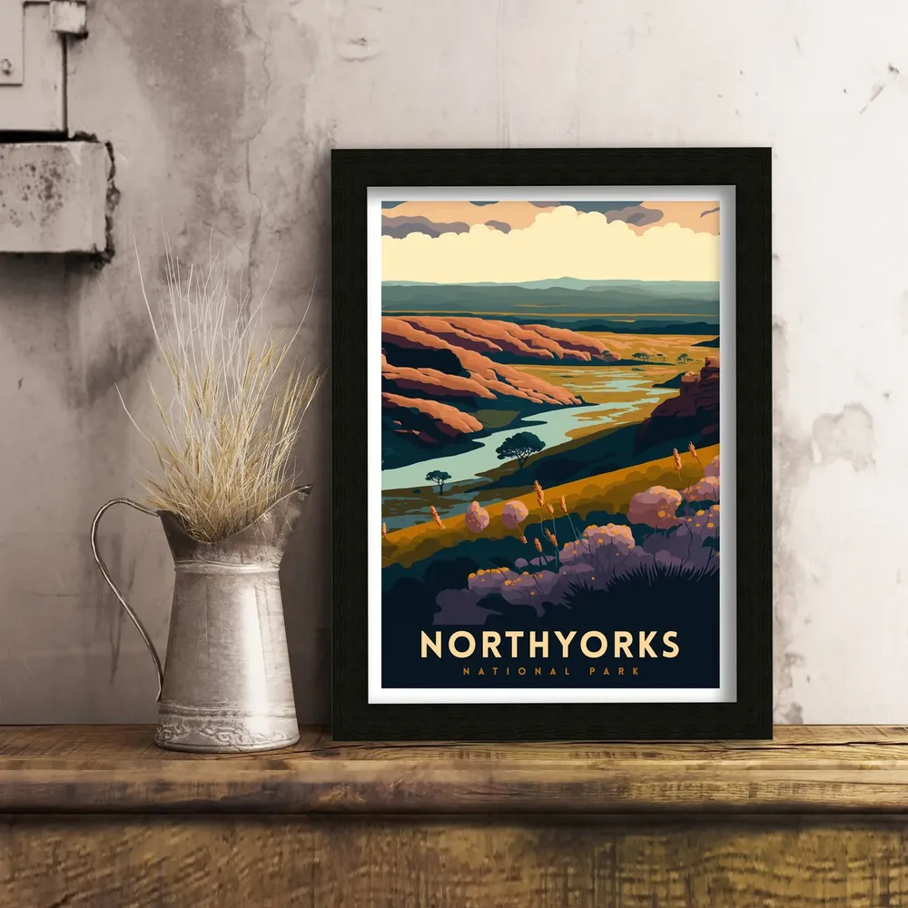 North York Moors Travel Print Poster - Image 3