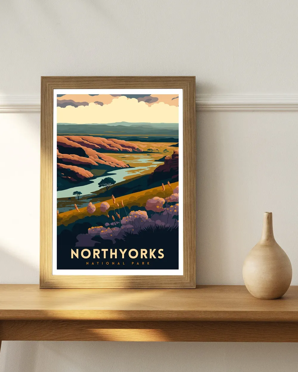 North York Moors Travel Print Poster - Image 2