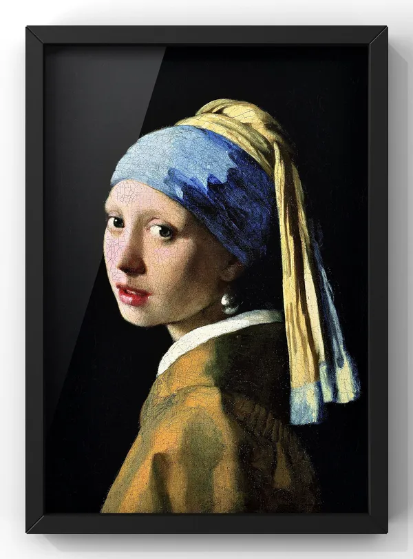 Girl With Pearl Earring Portrait Art Print