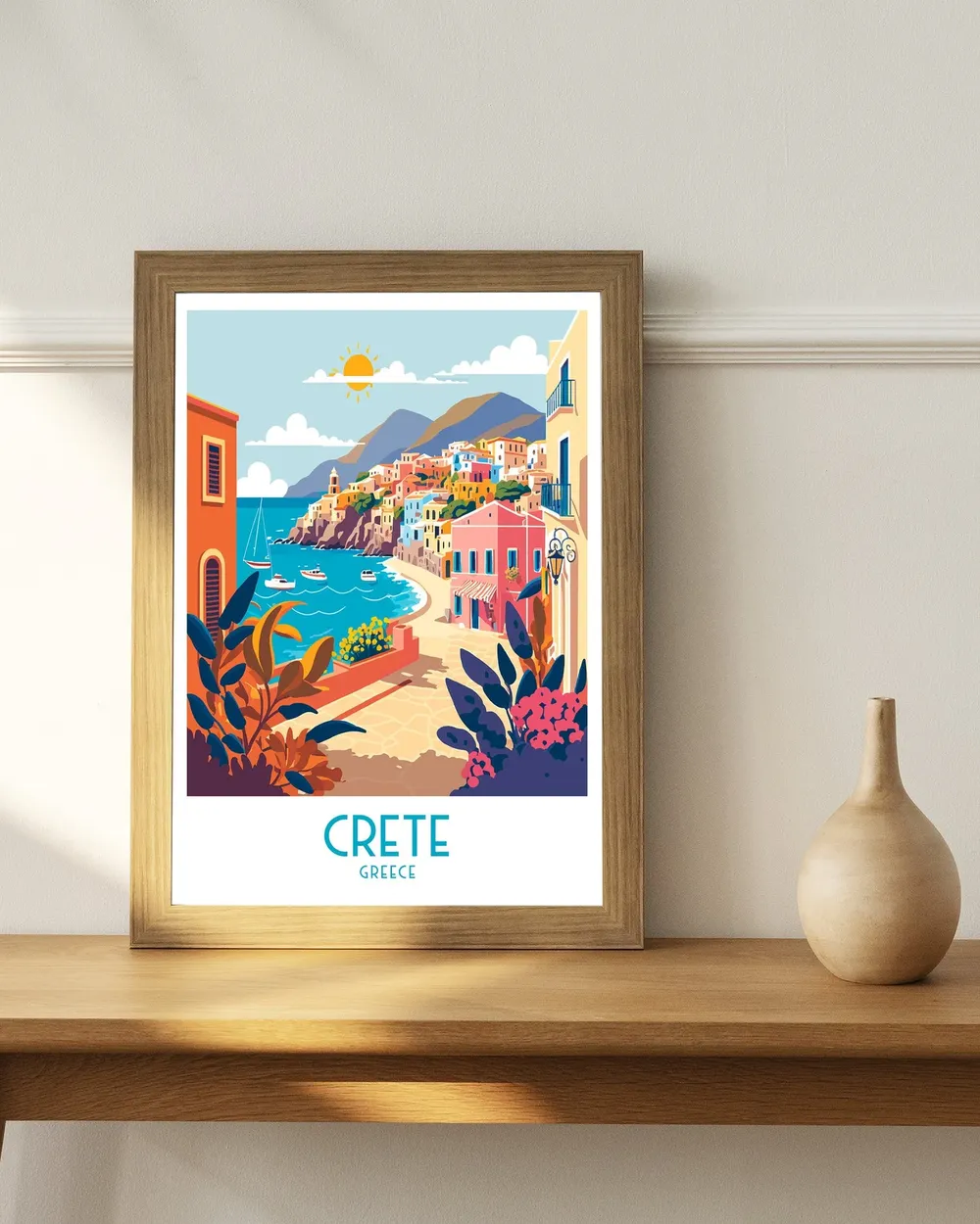 Crete Greece Travel Poster - Image 3