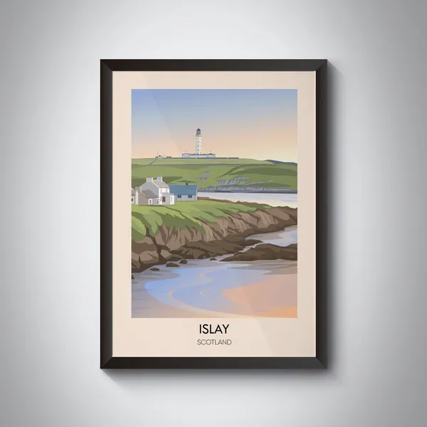 Islay Scotland Vintage Travel Poster, Inner Hebrides