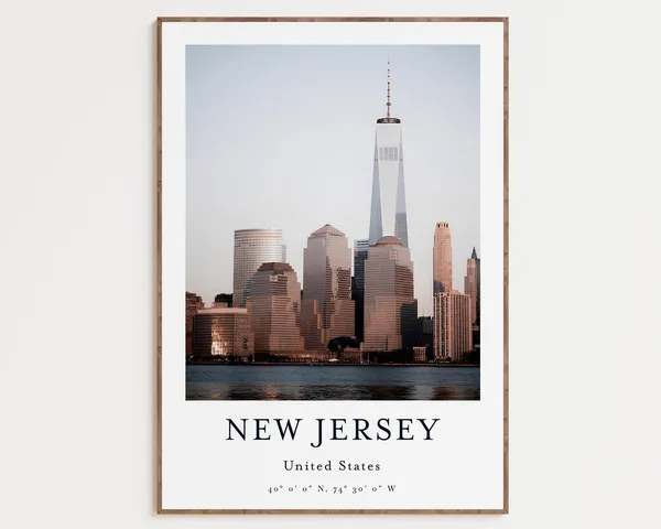 New Jersey State House Art Print, New Jersey Poster