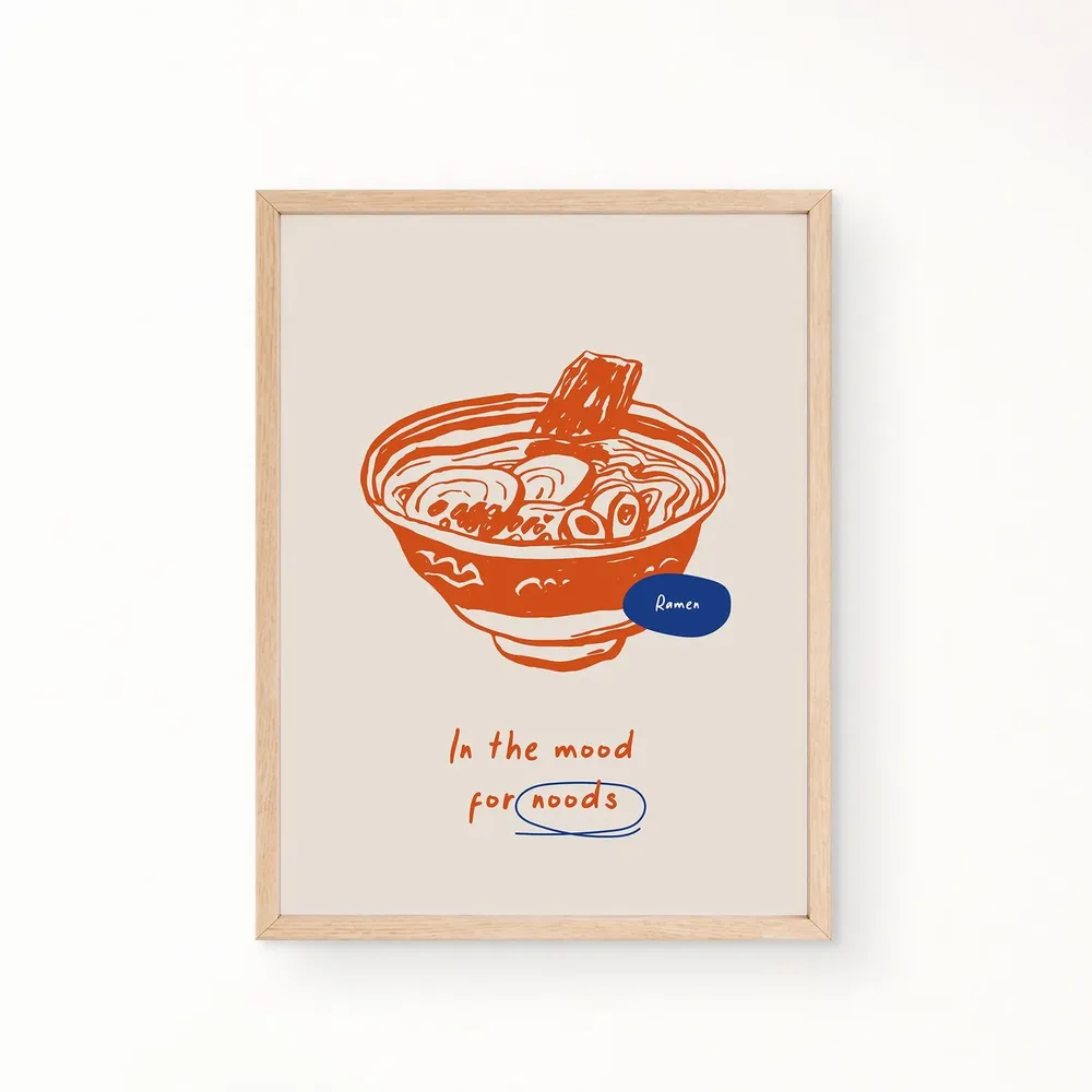 Japanese Ramen Vintage Food Poster, Kitchen Wall Art - Image 2