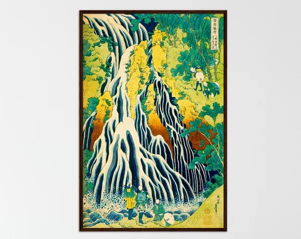 Japanese Ukiyo - Retro Landscape Art Print