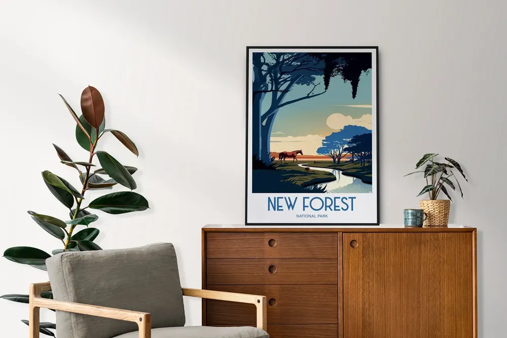 New Forest National Park Travel Poster - Image 2