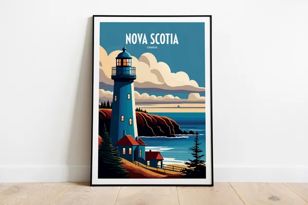 Nova Scotia National Park Travel Poster, Canada