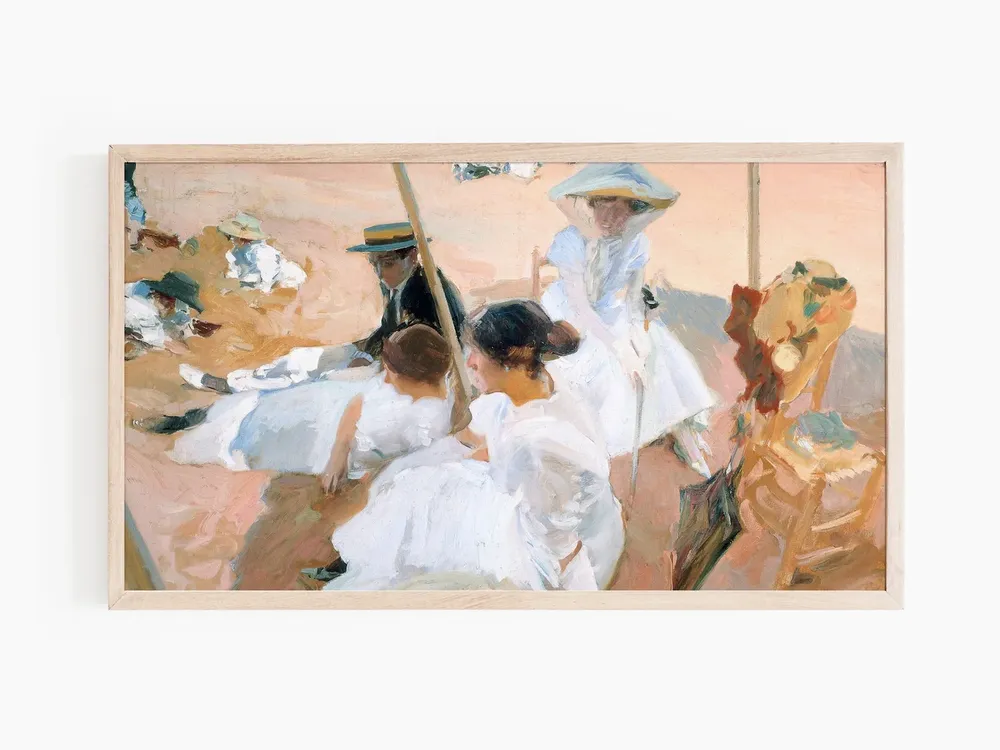 Romantic Summer Painting - Art Print - Image 2