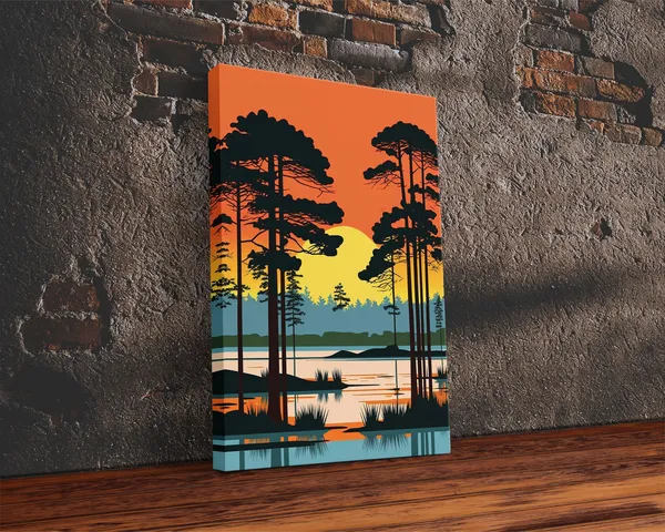 Florida Everglades Sunset Landscape Art Print