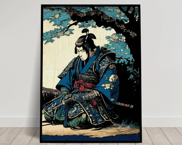 Samurai Japanese Ukiyo-E Art Print