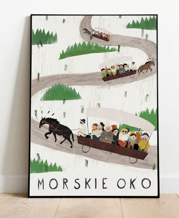 Morskie Oko, Tatry Mountains Travel Poster