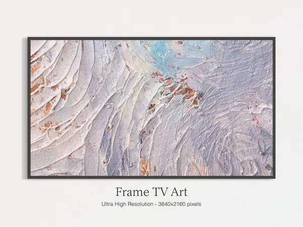 Abstract Spring Oil Painting TV Art Print