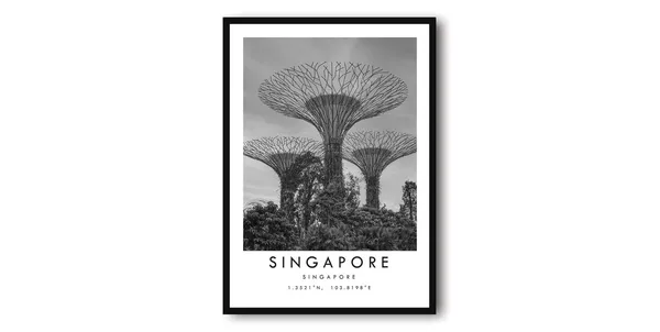 Singapore Minimalist Travel Poster Art Print