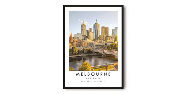 Melbourne Australia Wall Art Print