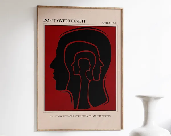 Self Affirmation Retro Silhouette Art Print