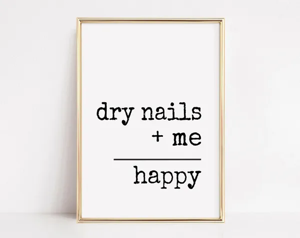 Nails Print, Nail Tech Salon Decor Art Print