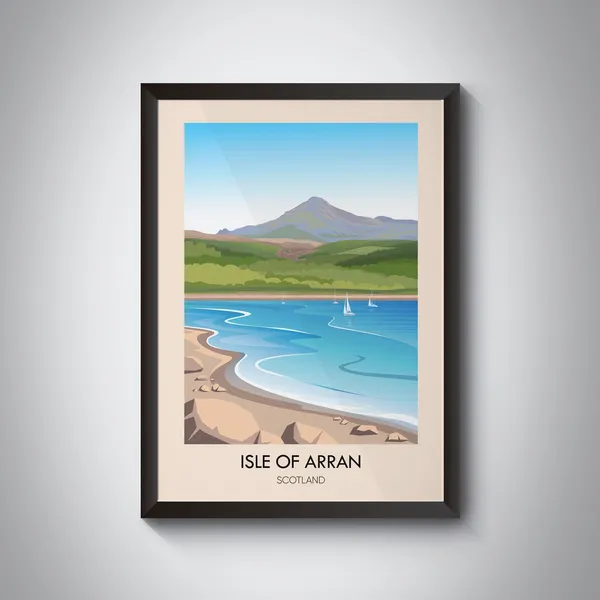 Isle Of Arran Vintage Travel Poster, Scotland