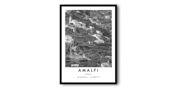 Amalfi Coast Italy Wall Art Poster