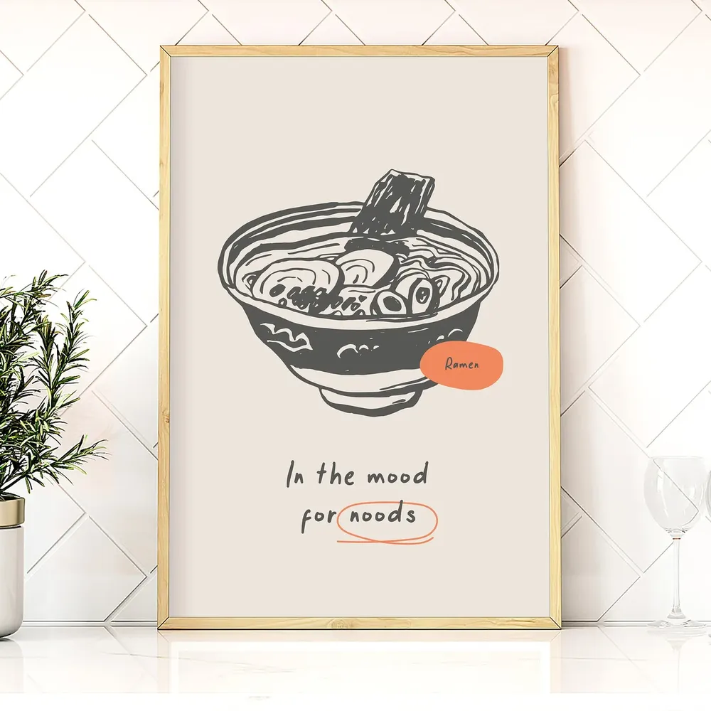 Japanese Ramen Vintage Food Poster, Kitchen Wall Art - Image 4