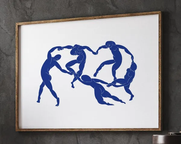 Henri Matisse The Dancer, Minimalist Poster Print