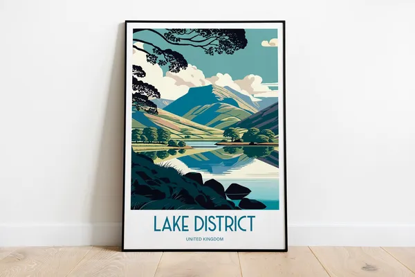 Lake District Gift Cumbria Art Print
