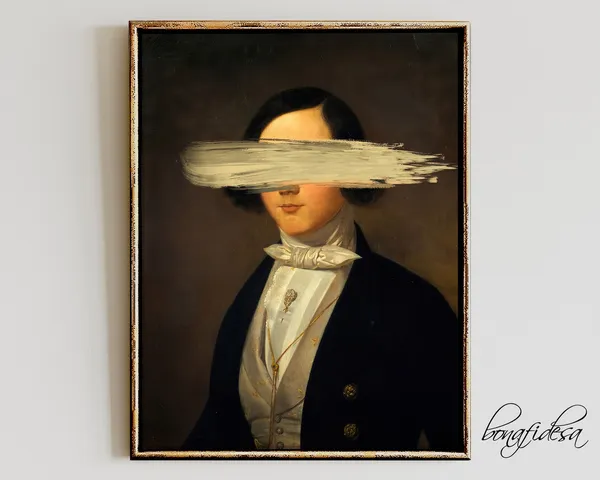 Arteclectic Vintage Portrait Art Print, Baroque Oil