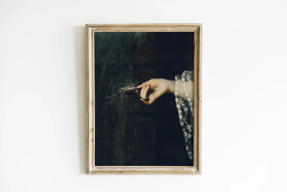 Victorian Painting, Dark Academia Art Print