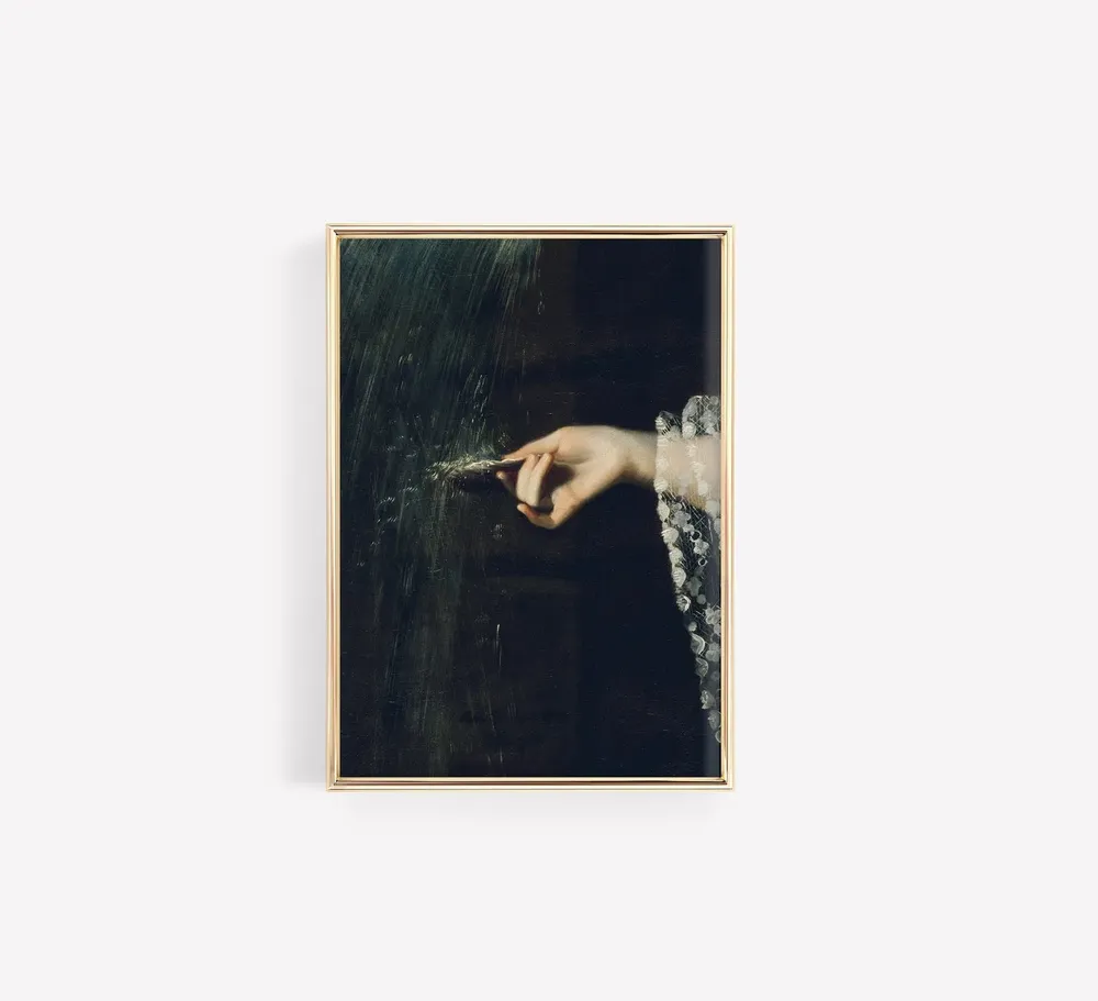 Victorian Painting, Dark Academia Art Print - Image 2