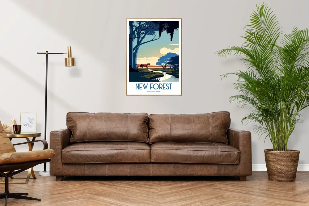 New Forest National Park Travel Poster - Image 3