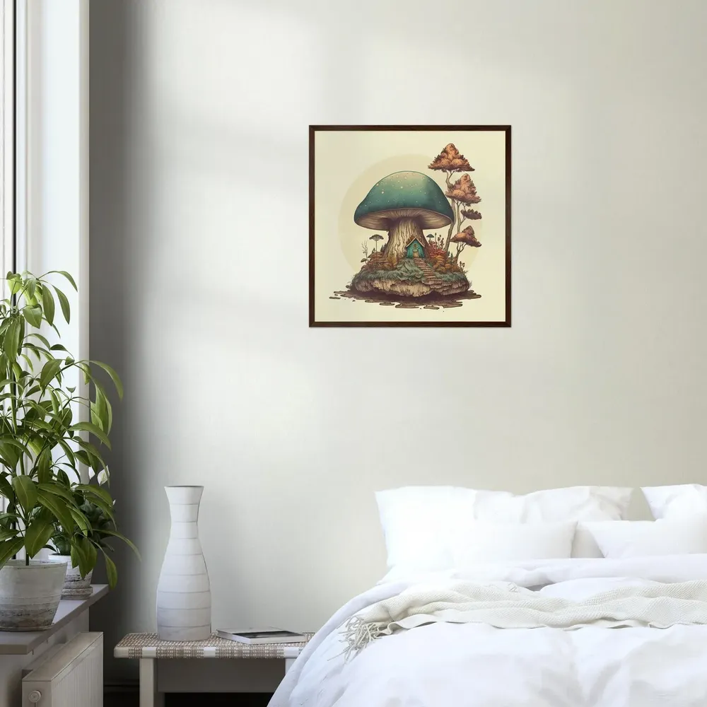 Mushroom Print, Vintage Botanical Illustration - Image 2