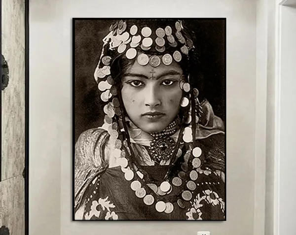 Berber Woman Portrait Art Print