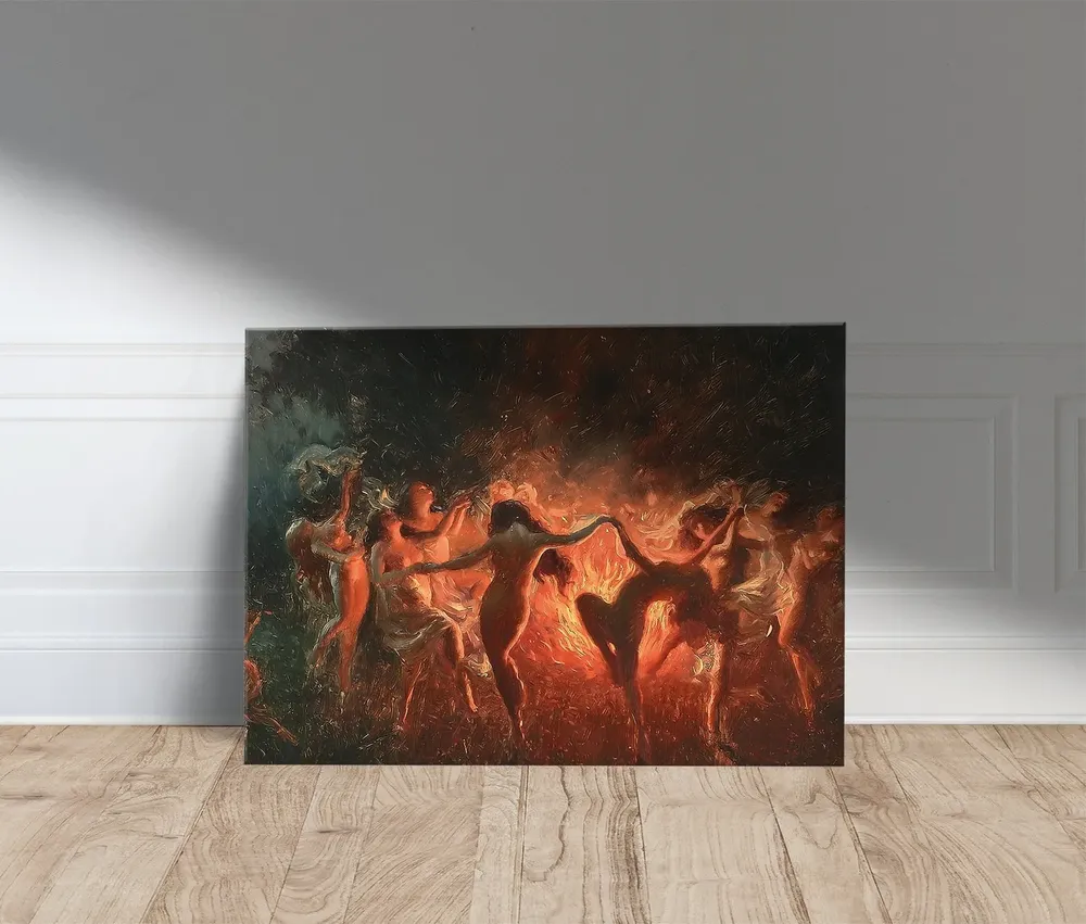 Joseph Tomanek Fire Dance 1889 Art Print