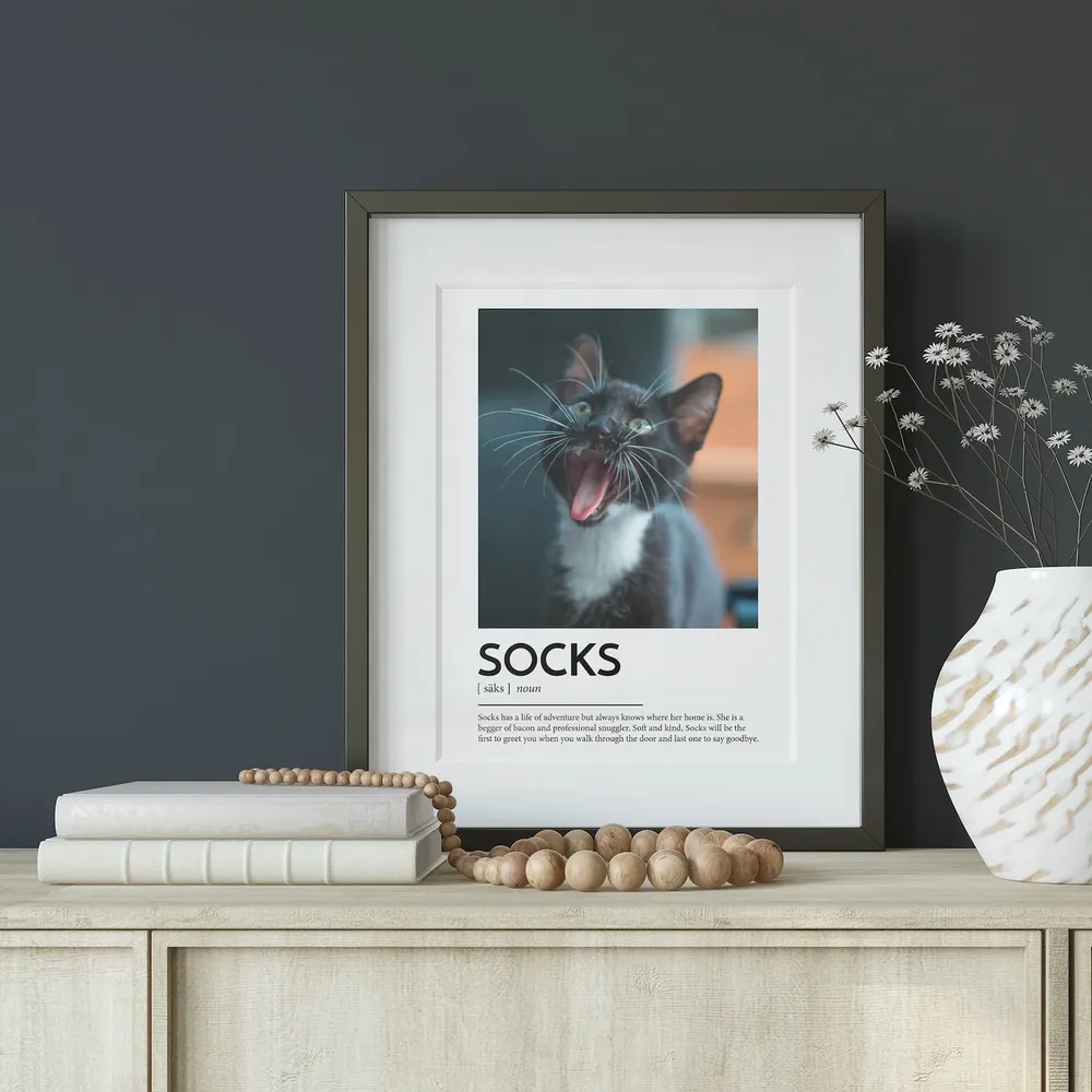 Custom Pet Portrait Art Print, Memorial Gift - Image 3