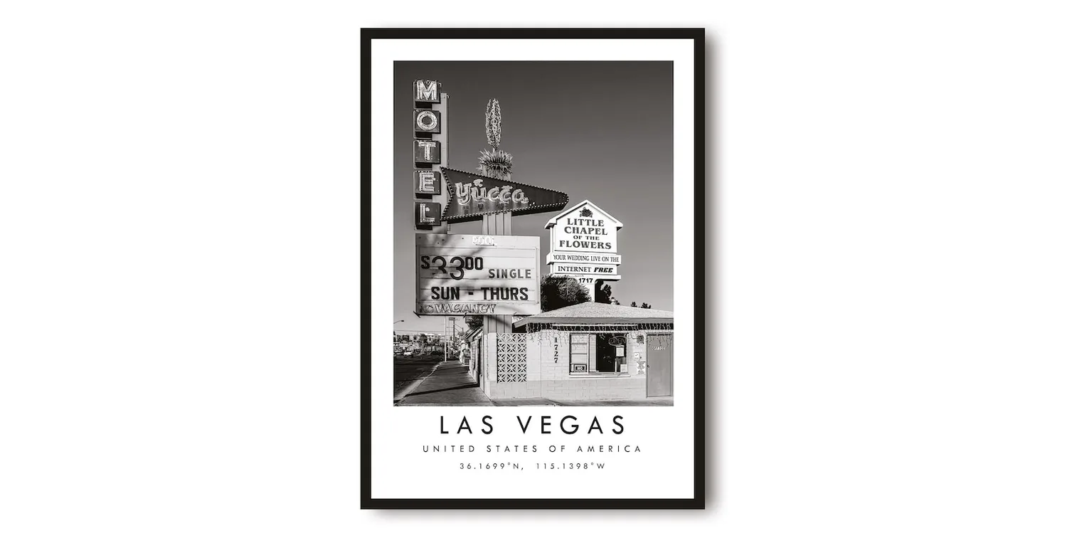 Las Vegas Print Travel Poster