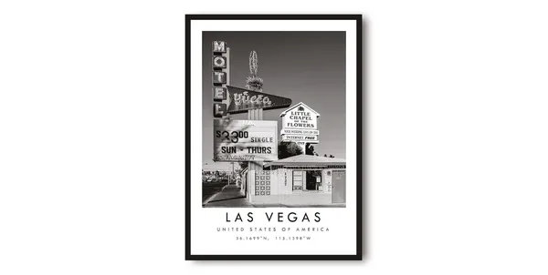 Las Vegas Print Travel Poster