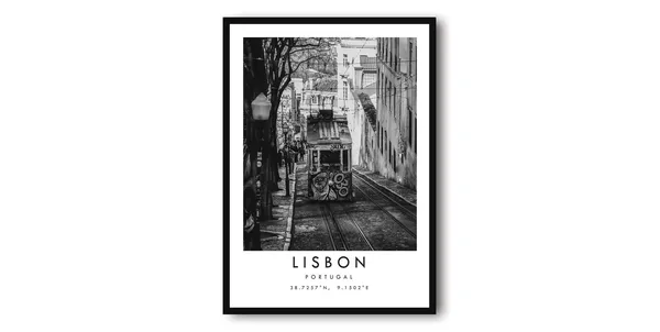 Lisbon Tram Travel Photography Art Print