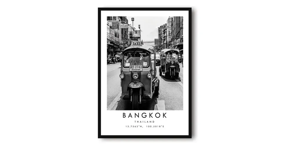 Bangkok Popular Gift Travel Poster
