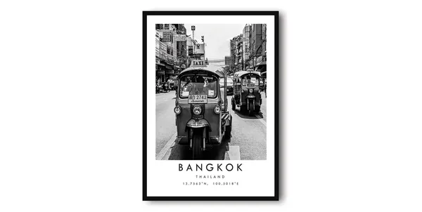 Bangkok Popular Gift Travel Poster