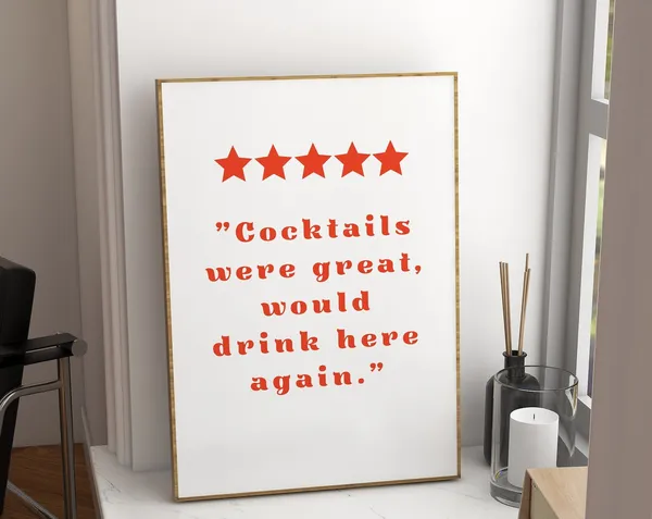 Would Drink - Modern Travel Poster