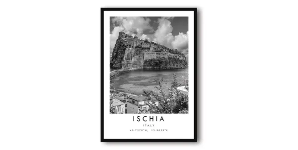 Ischia Italy Minimalist Travel Photography Art Print