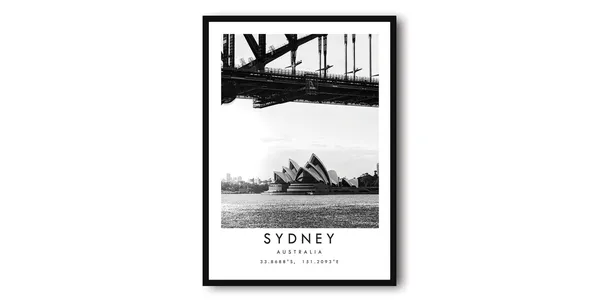 Sydney Opera House Minimalist Australia Art Print