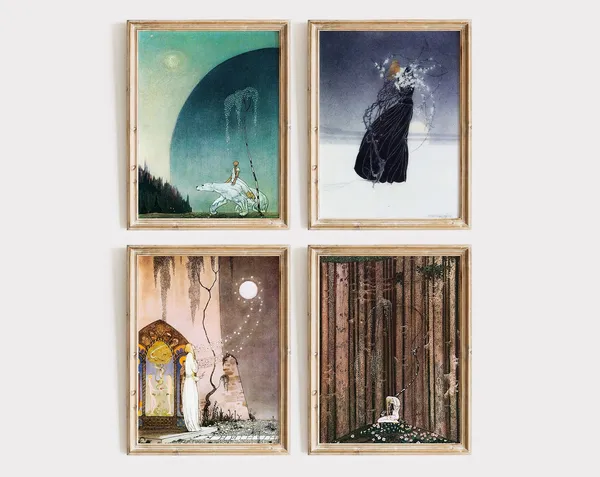 Kay Nielsen Fairytale Collection, Kids Room Art Print