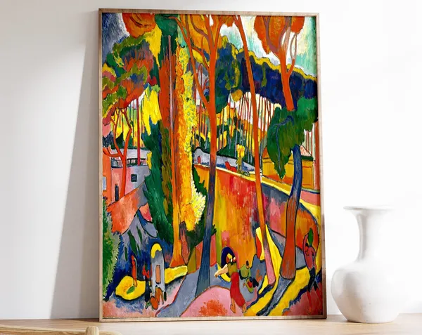 Andre Derain The Turning Road Fauvist Art Print