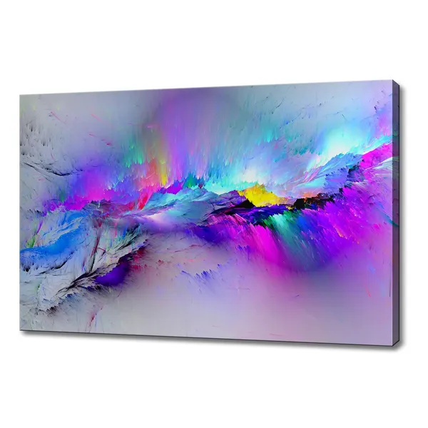 Abstract Paint Splash Art Print, Personalized