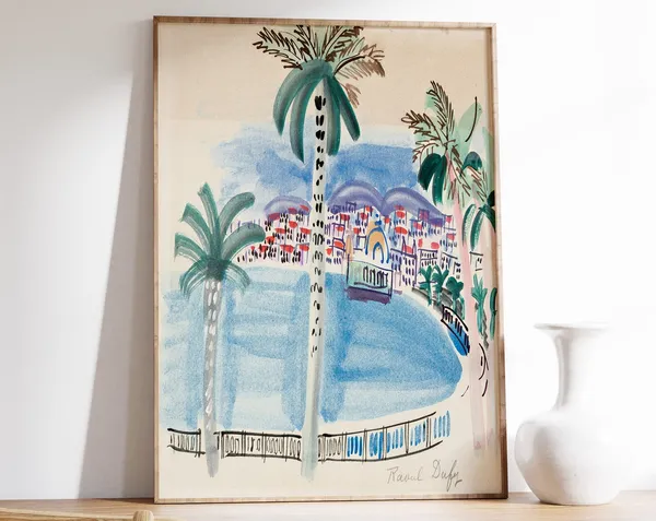 Raoul Dufy Nice Fauvist Art Print, Travel Decor