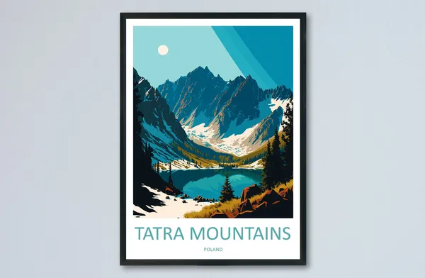 Tatra Mountains Art Print, Poland Landscape