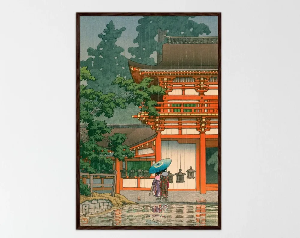 Japanese Kawase Retro Travel Poster