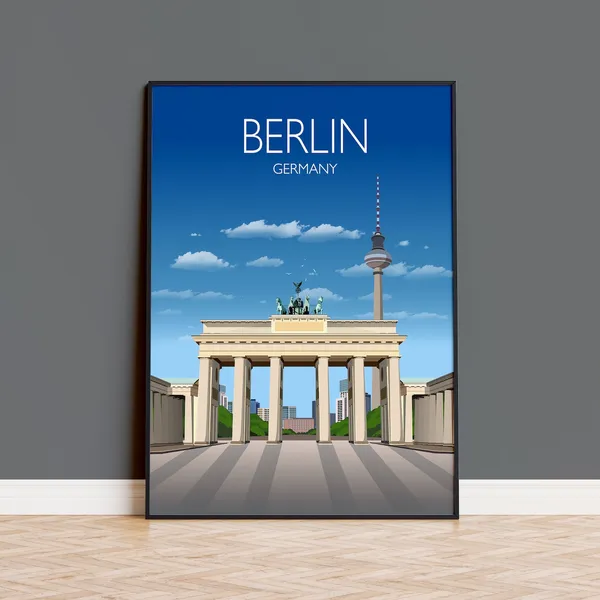 Berlin Germany Travel Print Travel Poster