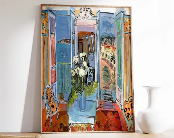 Raoul Dufy Open Window Fauvist Art Print